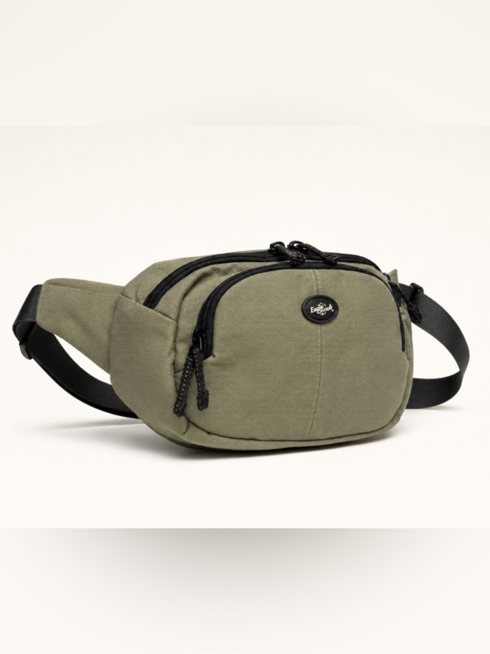 Vintage Y2K Eagle Creek Canvas Fanny Pack Belt Bag Green Gorpcore Hiking